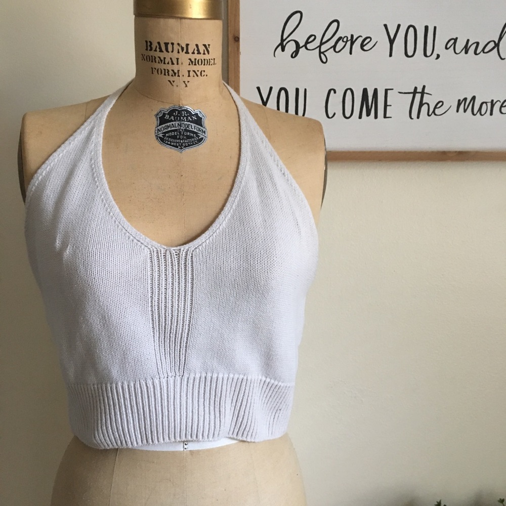 Knitted Cropped Tank